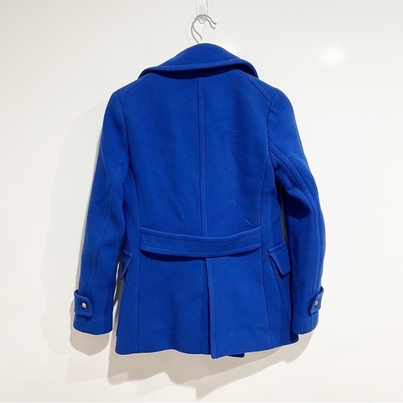 J. Crew Stadium Wool Majesty Double Breasted Pea Coat - Picture 2 of 8